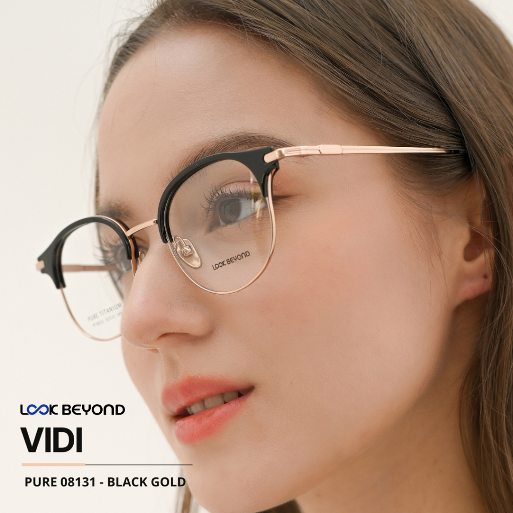 Look Beyond - Vidi pure Titanium  08131 Kacamata Titanium / Kacamata Minus Kacamata Cylinder / Kacam