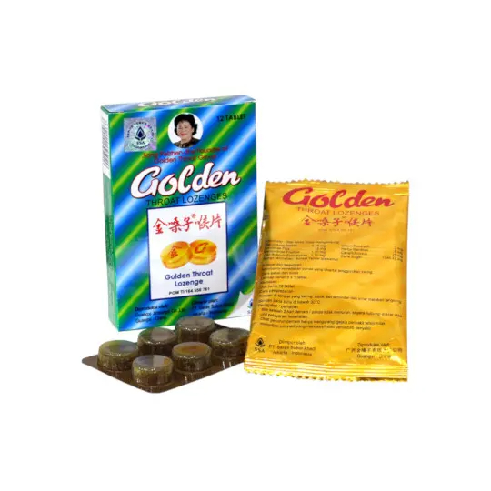 

GOLDEN THROAT LOZENGE 12 TABLET - Mulut-dan-Tenggorokan