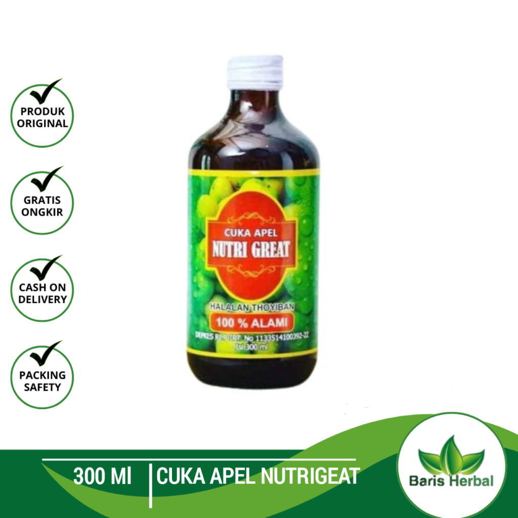 

Cuka Apel Nutri Great 300 ml ORIGINAL