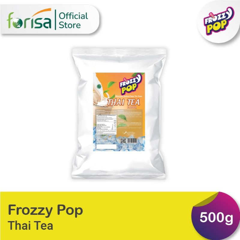 

Frozzy pop bubuk minuman thai tea 500