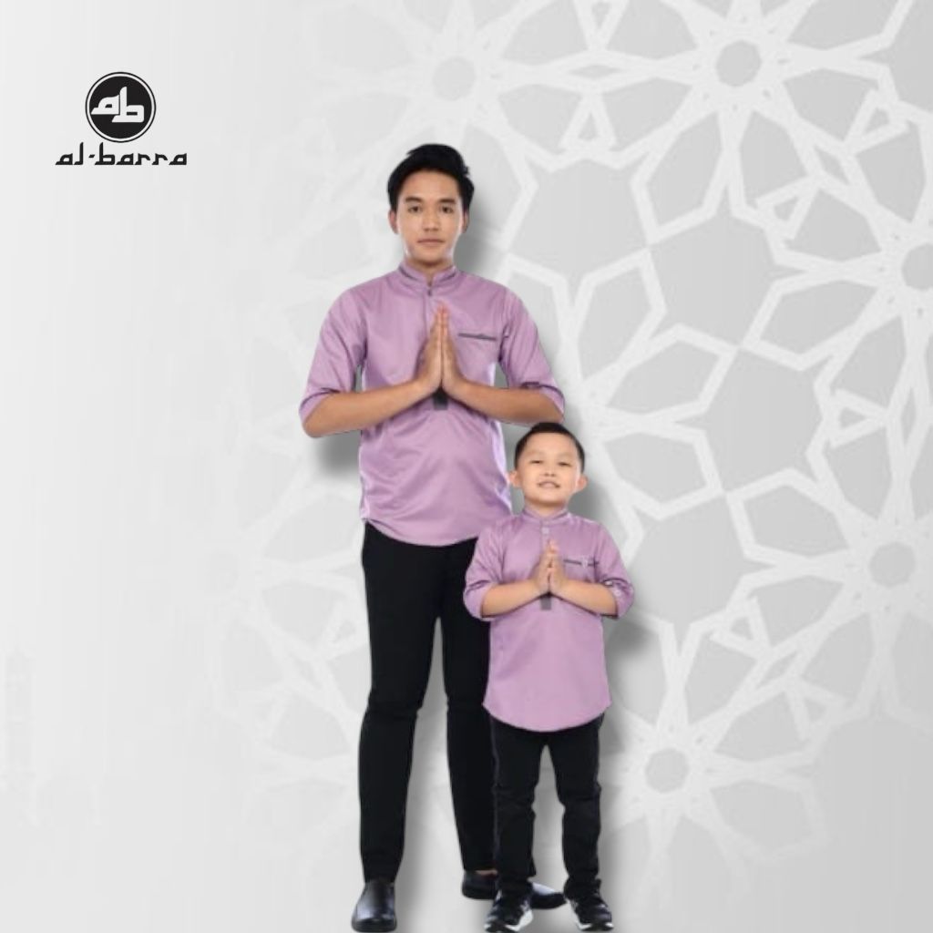 Koko Lilac Couple / Baju Koko Pria 2025
