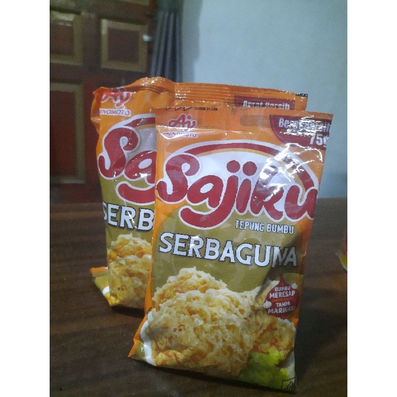 

Tepung Sajiku serbaguna 220 gram dan 75 gram