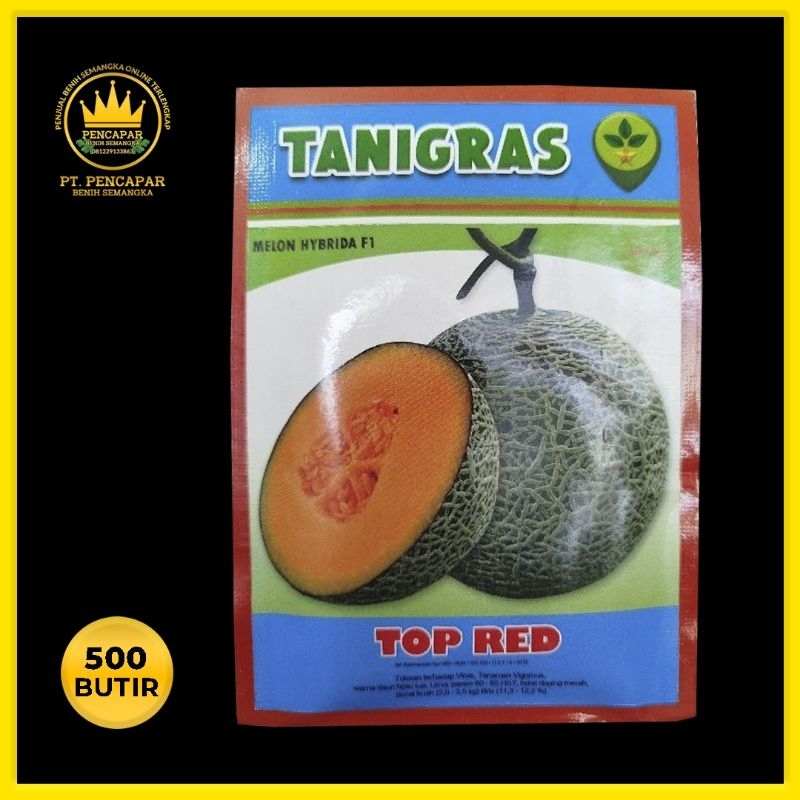 BENIH MELON ORANGE TOP RED - TANI GRAS - ISI 500 BUTIR