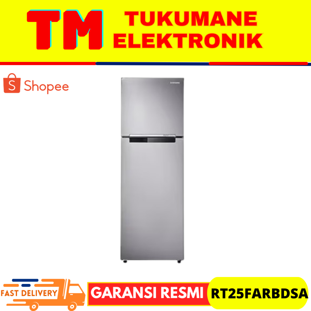 SAMSUNG RT25FARBDSA/SE Kulkas 2 Pintu 256L Moist Fresh Zone RT25 RT25FARBDSA