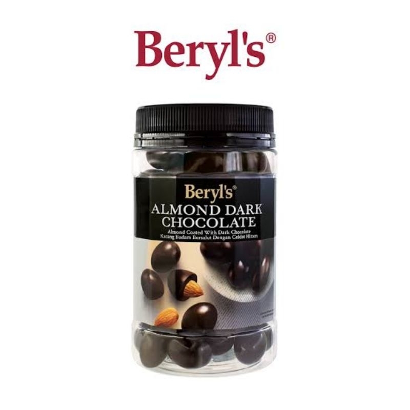 

Cokelat Beryls Almond Dark Chocolate Malaysia Toples 400 gr