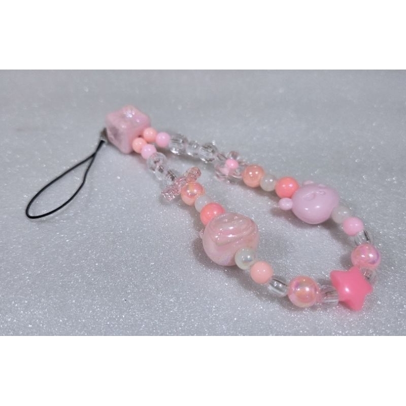 gantungan hp phone strap beads tali tren estetik blackpink rose lisa jisoo lucu murah bracelet gelan
