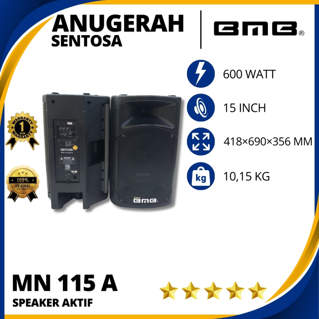 Speaker Aktif BMB MN 115 A Ukuran 15 Inch Original