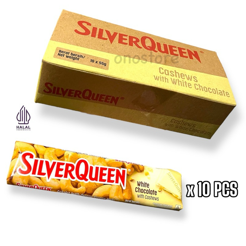 

RiDn 1 Box Cokelat Silverqueen White Chocolate 55 gram (10 pcs)