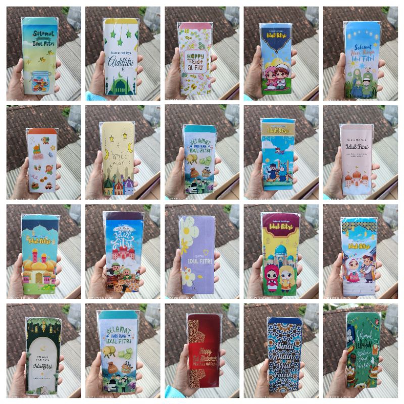 

Amplop Lebaran THR size Panjang isi 10 lembar
