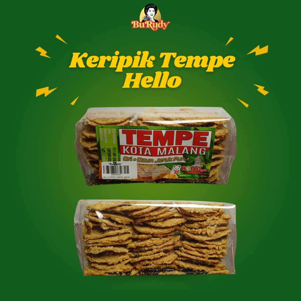 

Keripik Tempe Hello || Pusat Oleh oleh burudy