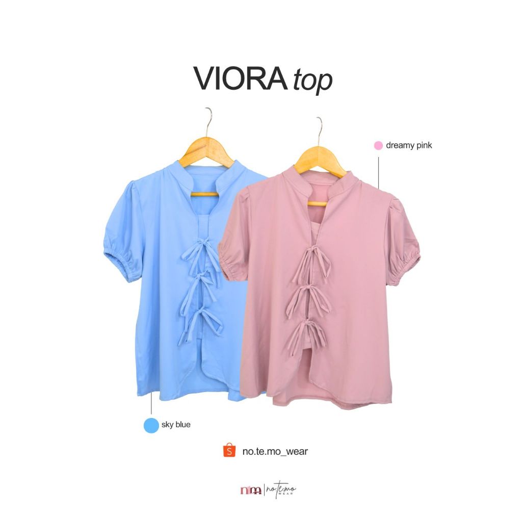 Viora Top-atasan-top-atasan wanita-top wanita-top shanghai wanita-polyester-Kemeja Wanita-Kemeja Wan