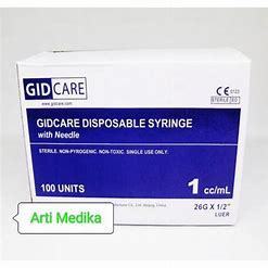 Disposable Spet 1cc 3cc Gidcare Spuite 1ml 3ml Box isi 100pc / Hot Promo