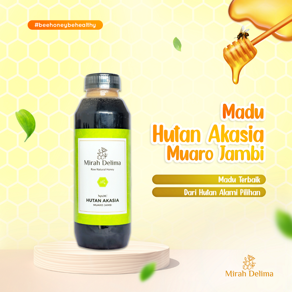 

Madu Hutan Akasia Muaro Jambi - Raw Wildforest Honey - 500 ml