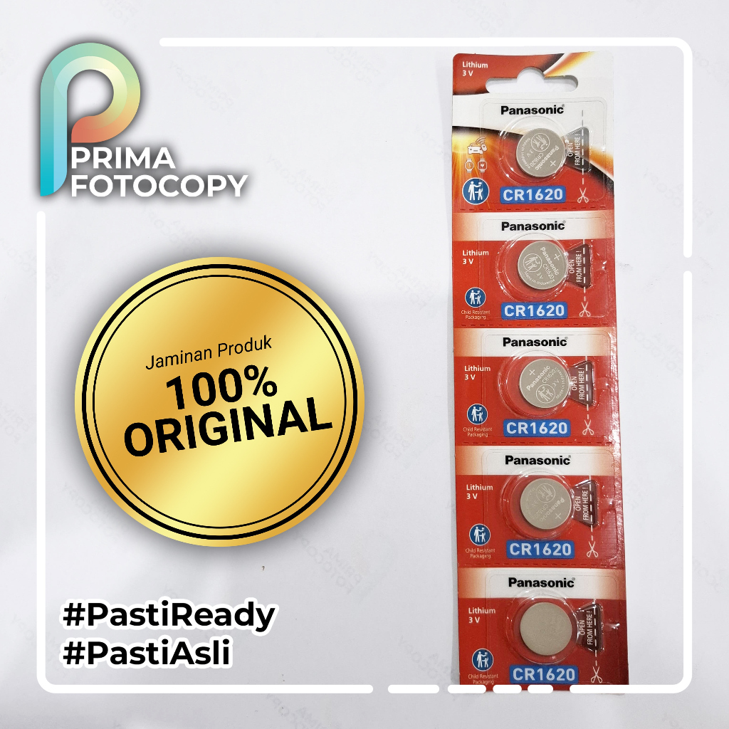 Baterai CR 1620 CR1620 Untuk Jam Tangan Kalkulator Remote Mobil Motor Termometer Timbangan Tensimete