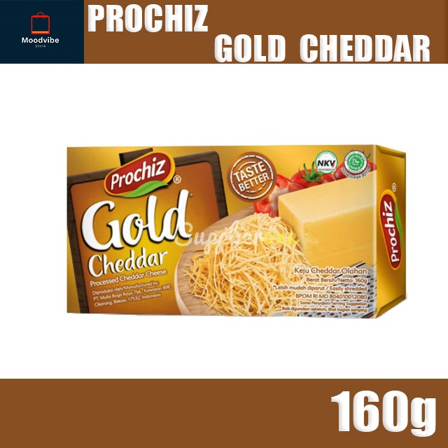 

Keju Prochiz Gold Cheddar 160g