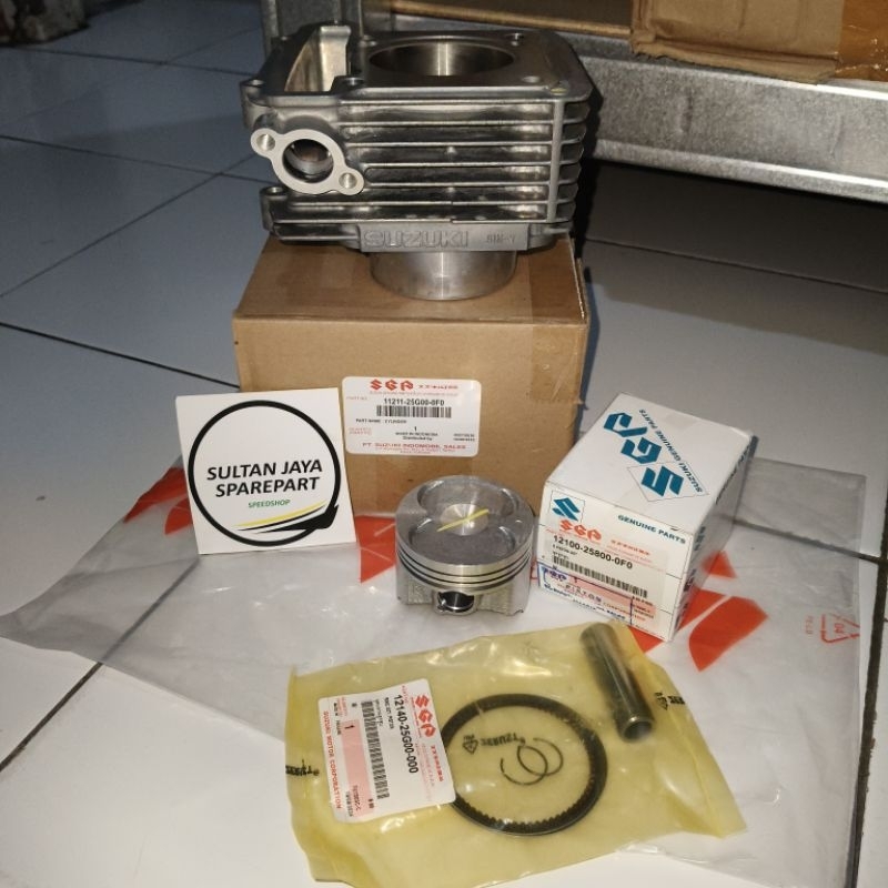 BLOK SEHER FU 150 KARBU DAN PISTON SET ORI SGP THAILAND