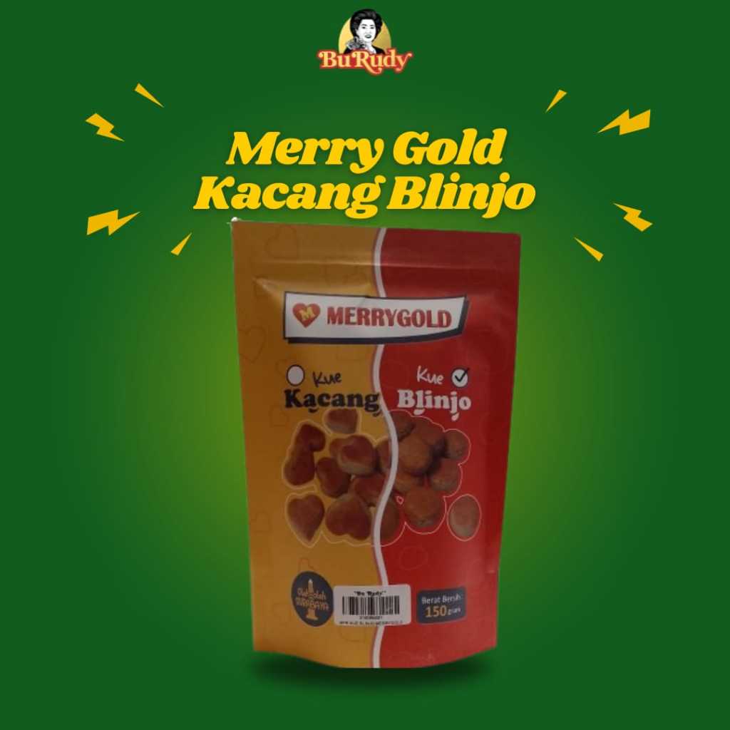

MerryGold Kue Kacang dan Kue Blinjo oleh oleh Khas Surabaya Kemasan 150 gr