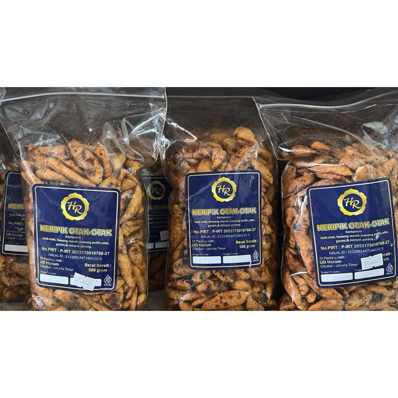 

Keripik Otak-otak Goreng Pedas 500Gram
