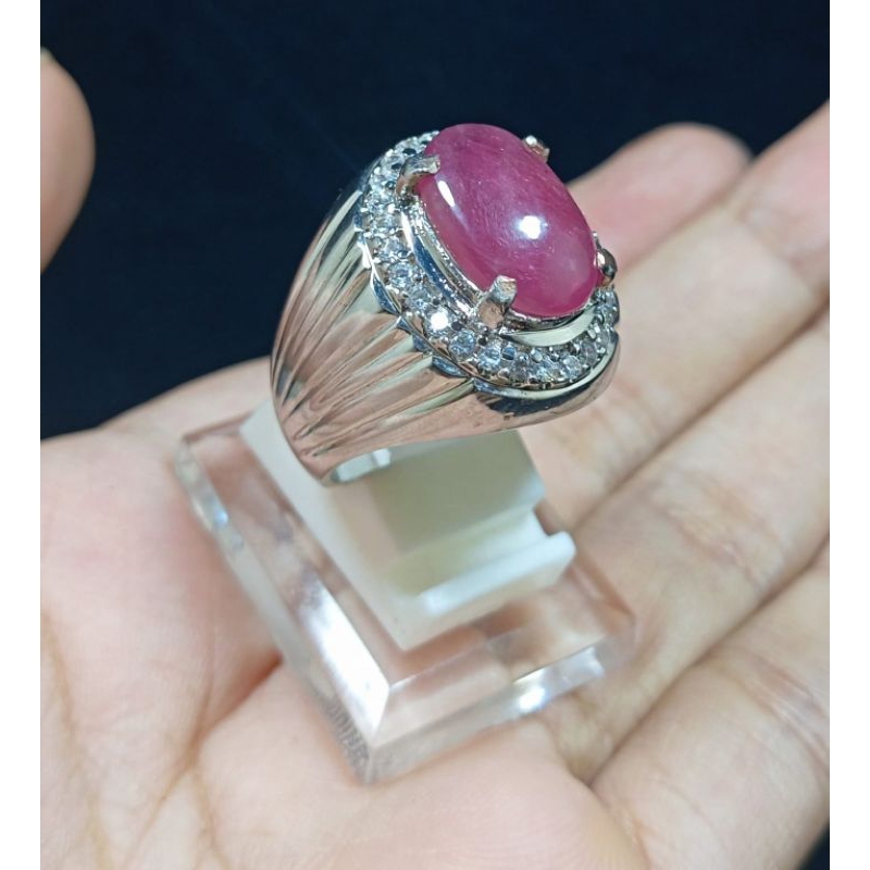 JUMBO BATU PERMATA RUBY MOZAMBIQUE ASLI NATURAL BERSERTIFIKAT LAB SIAP PAKAI