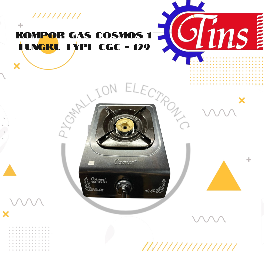 Kompor Gas Cosmos 1 Tungku Type CGC - 129