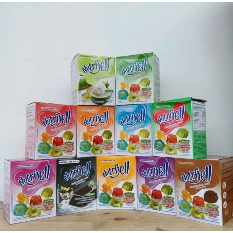 

Nutrijell Jelly & Puding Kemasan Ekonomis 1 Box isi 12 Pcs