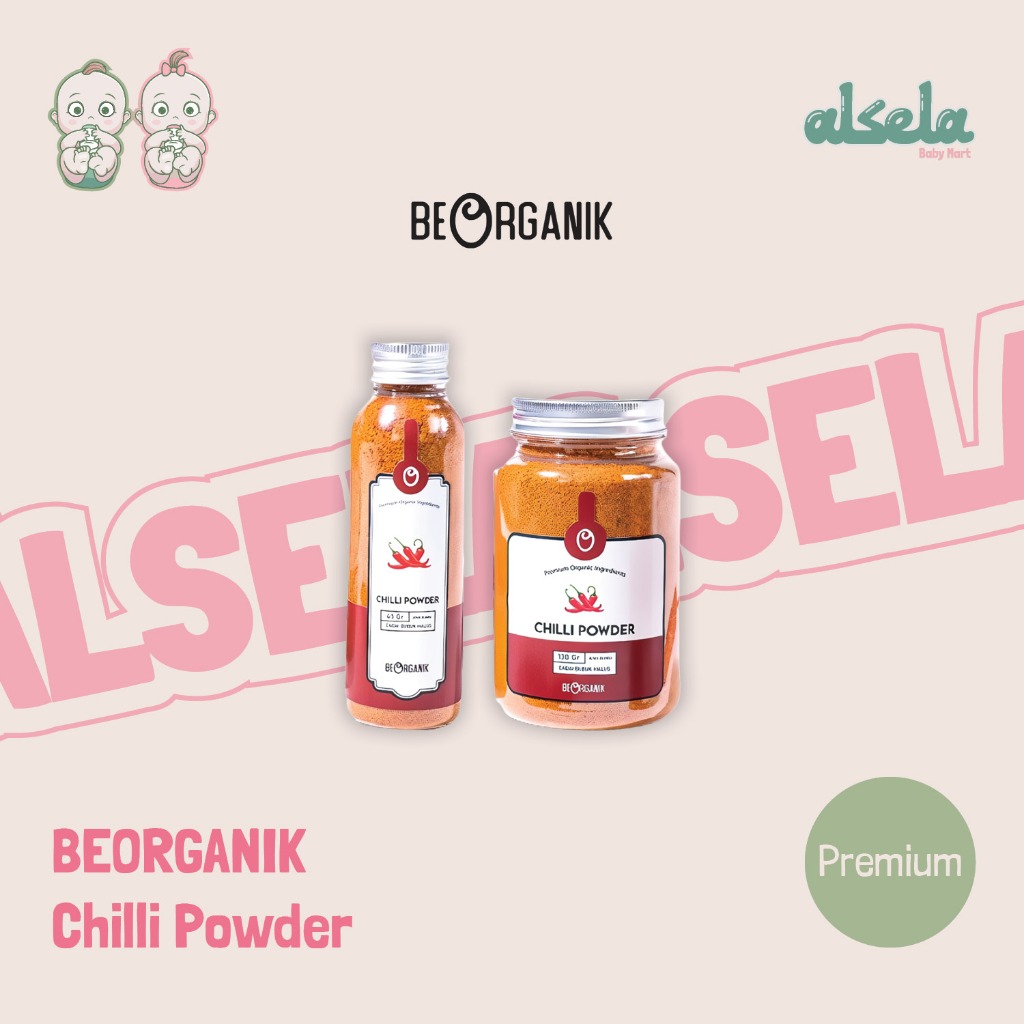 

Beorganik Chilli Powder 45gr 130gr Cabe Bubuk Halus 100% Cabai Asli Bumbu Dapur Rempah
