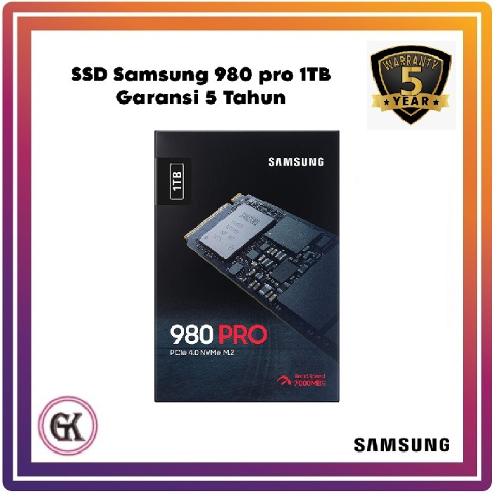SSD Samsung 980 PRO 1TB M2 NVME Gen4 x4