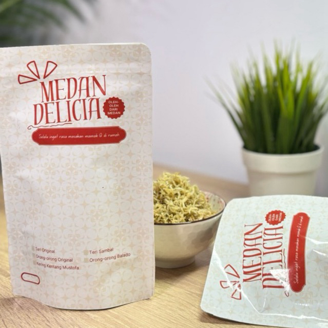 

Teri Nasi Medan Delicia, Teri Medan original siap santap