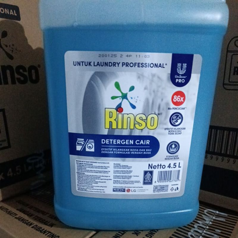 Rinso Cair 5 Liter / Rinso Matic 4,5 Liter