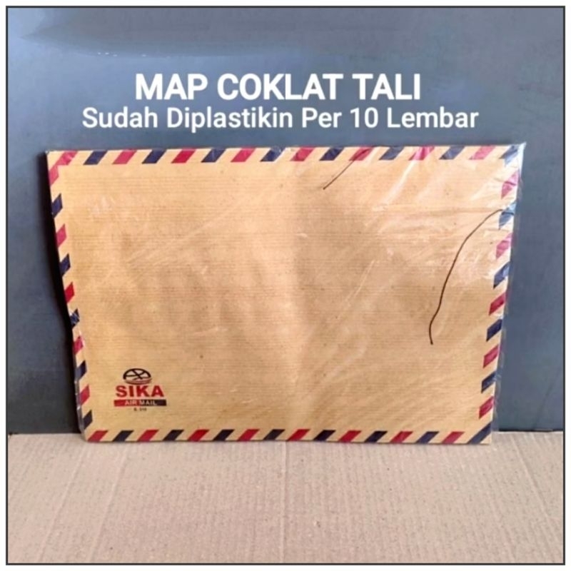 

10 Pcs Map Lamaran Kerja / Map Coklat Tali