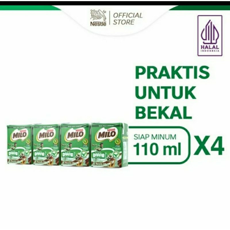 

NESTLE MILO UHT SUSU COKELAT AKTIV GO 110 ML PAKET ISI 4 PCS