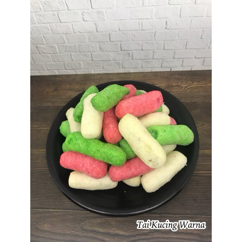 1 KILOGRAM TAI KUCING WARNA | SNACK TAI KUCING WARNA WARNI | TAI KUCING PELANGI | TAI KUCING MANIS M