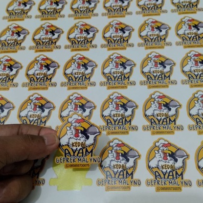 

Stiker kemasan Label Stiker A3+ Print ( cutting )