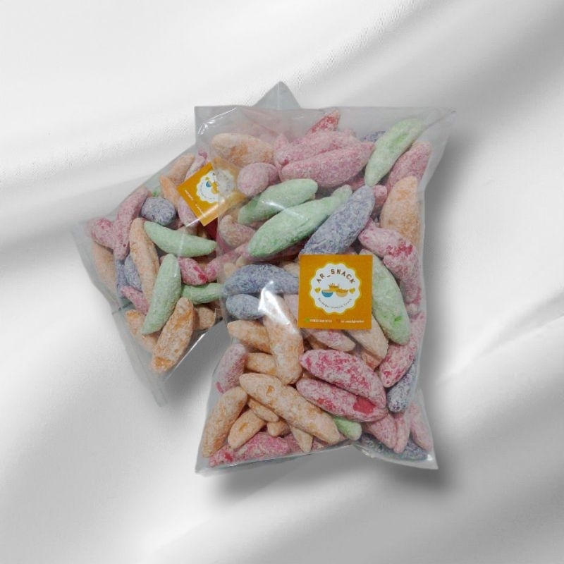 

[SNACK] Camilan Getas Warna Warni 250gram - Jajanan Jadul - Jajanan Murah