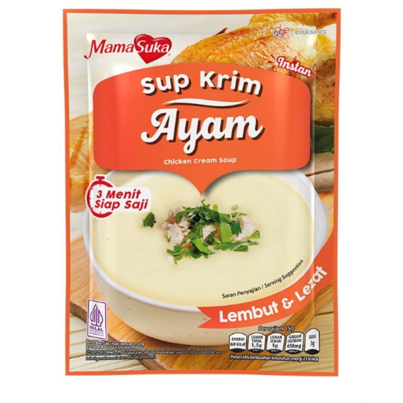 

Mamasuka Sup Krim Ayam 55G