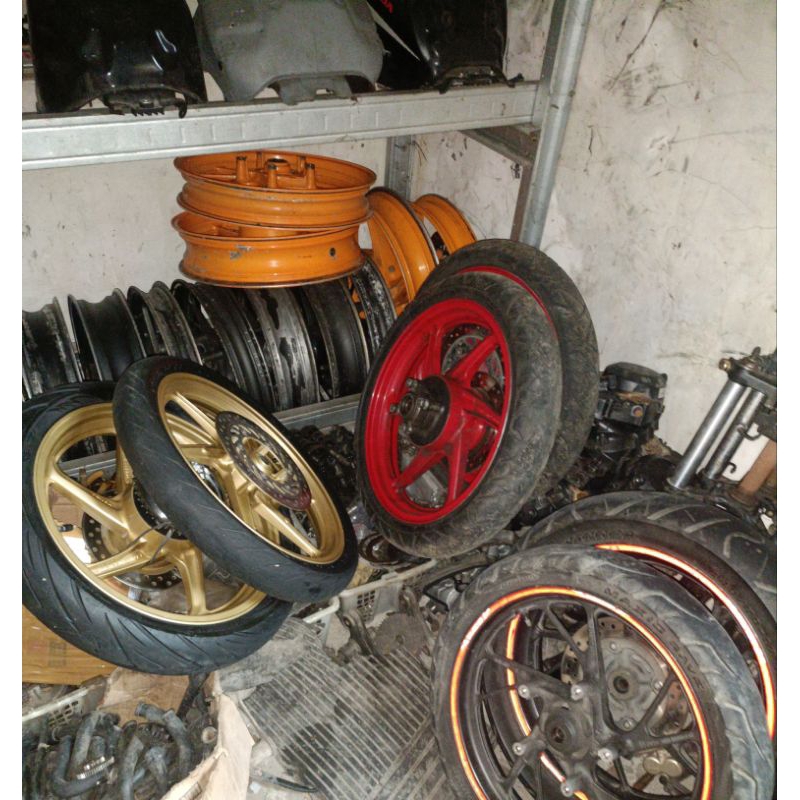 Roda velg set ban 2nd ori cb150r old k15 limited edition