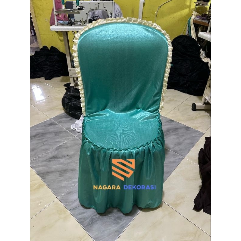 Cover kursi Napoly 101 102 Sarung Kursi Napoly  Cover kursi pesta Plus pita tanpa busa