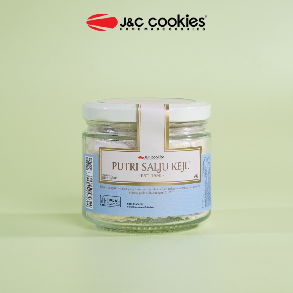 

Kue Kering Putri Salju Keju JNC J&C Cookies Jar Kaca