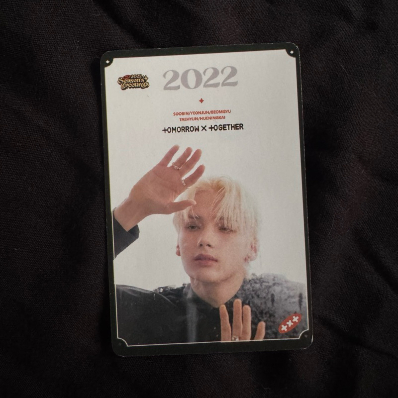 [ OFFICIAL ] Ready Stock Photocard Hueningkai TXT Seasons Greetings Huening 2022 SG22 SG SG2022 memb