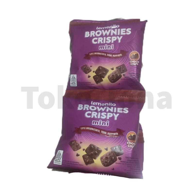 

Lemonilo Brownies Crispy mini renceng isi 10 sachet