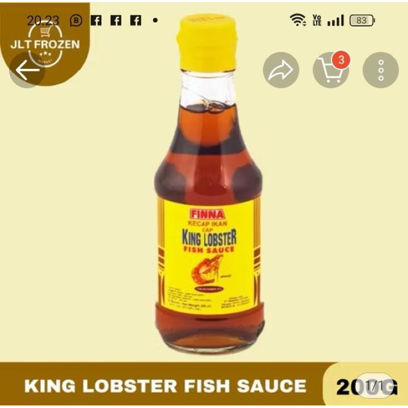 

Premium !!! King Lobster Finna Fish Sauce