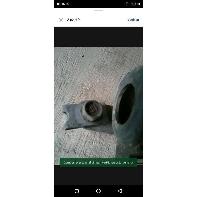 dudukan bendik stater supra x lama ori