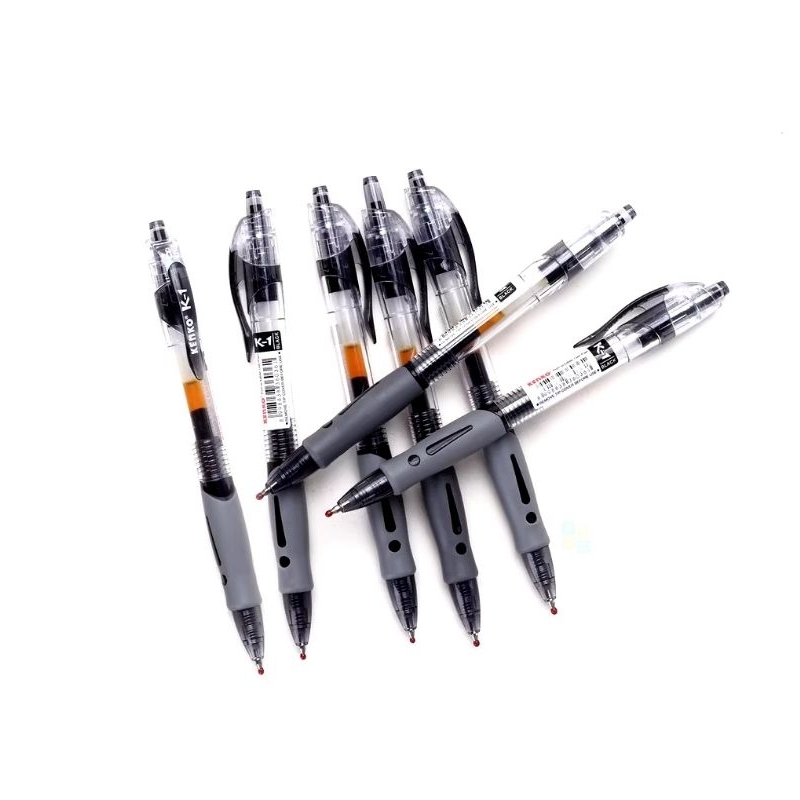 

Pulpen Kenko K-1 Eco Gel Pen 0.5mm cetek ( Hitam)