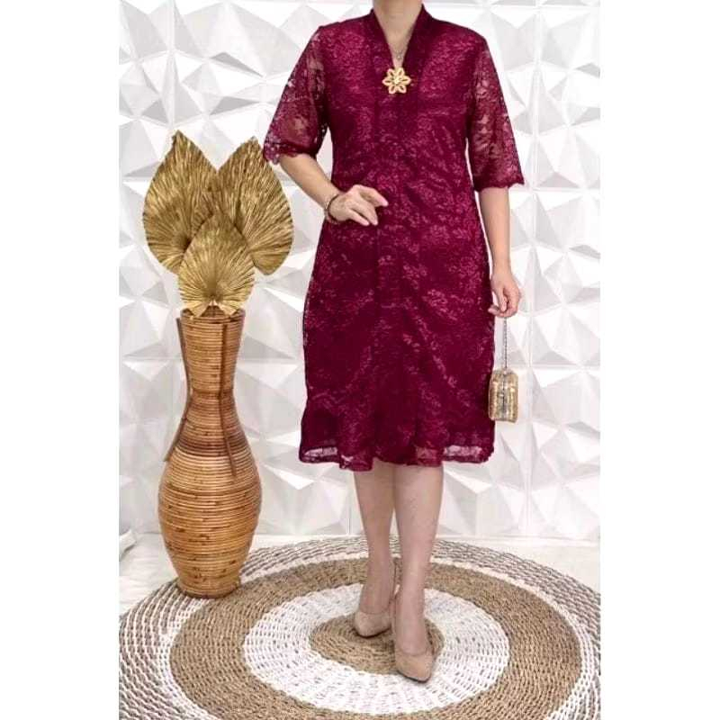 MINASA - BROKAT LEMBUT/LD88-125CM L XL XXL XXXL / BROKAT PRANCIS / DRESS/DREAA NAGITA BROKAT / DRESS