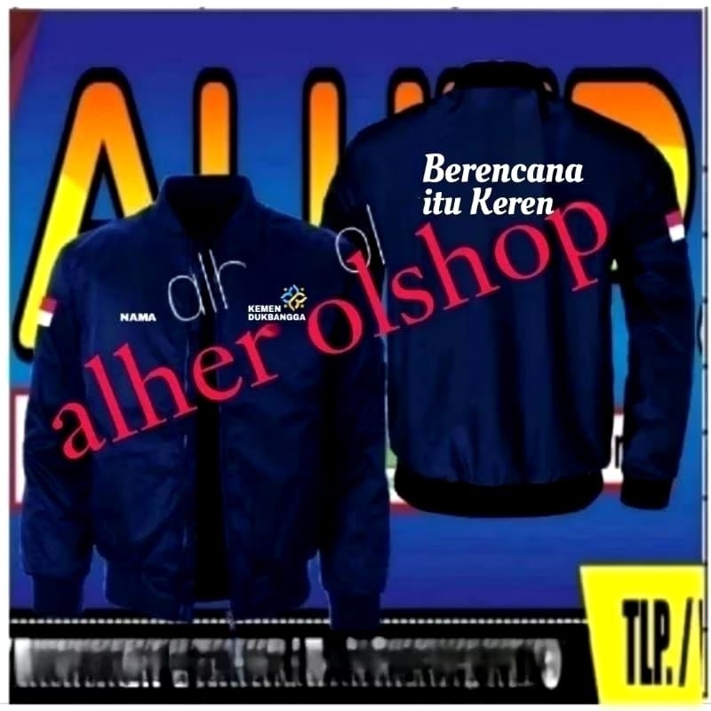 Jaket bomber BKKBN jaket BKKBN jaket keluarga berencana jaket bomber keluarga berencana Jaket ayo ik