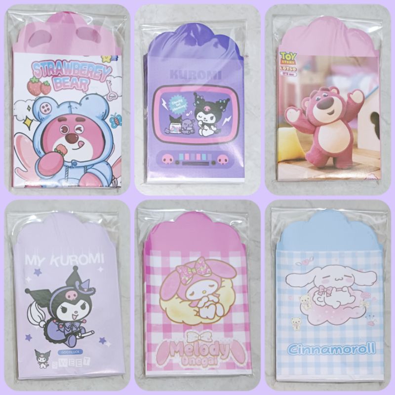 

(1 pack isi 10) Amplop Lebaran Murah! Amplop Uang Lebaran Eid Mubarak Idul Fitri Premium Tebal Glossy Angpao Angpau Gambar Sanrio Kuromi Cinnamoroll My Melody Pompompurin Pochacco Lotso Lucu Unik Esthetic Murah Murce