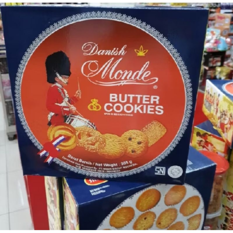 

roti danish monde butter cookies kaleng 908 gr jumbo promo