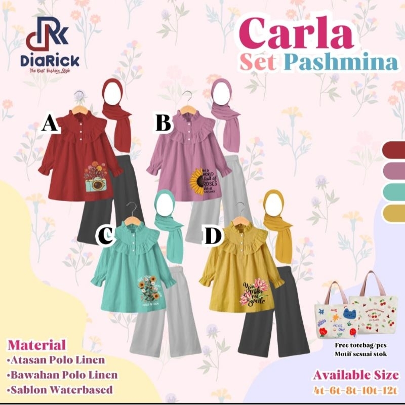 Carla Set Pashmina By Diarick