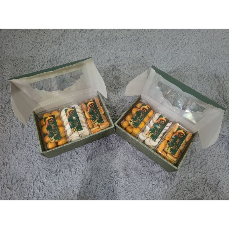 

Hampers Lebaran Paket Salsabila (Nastar + Putri Salju+ Kastengel) 350 gram