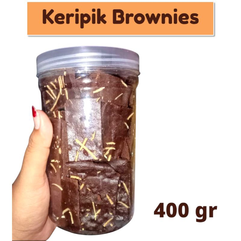 

Keripik Brownies Coklat Keju Termurah Renyah Homemade 400 gr